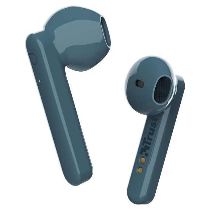 Trust 23780 Primo Touch Auricolari TWS In-ear Bluetooth 5.0 Microfono Integrato autonomia 10h colore Blu Trust 23780 Primo Touch Auricolari TWS In-ear Bluetooth 5.0 Microfono Integrato autonomia 10h colore Blu
