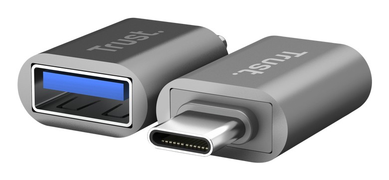 Trust - Adattatore Calyx Usb-c To Usb-a Adapter 2pack-grey