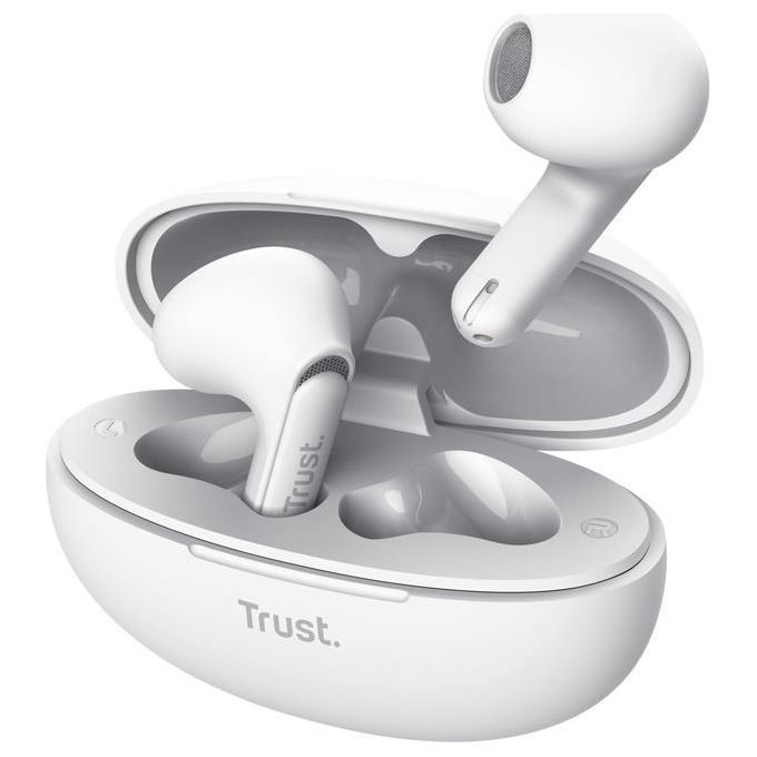 Trust - Auricolare Bluetooth Yavi Enc-white