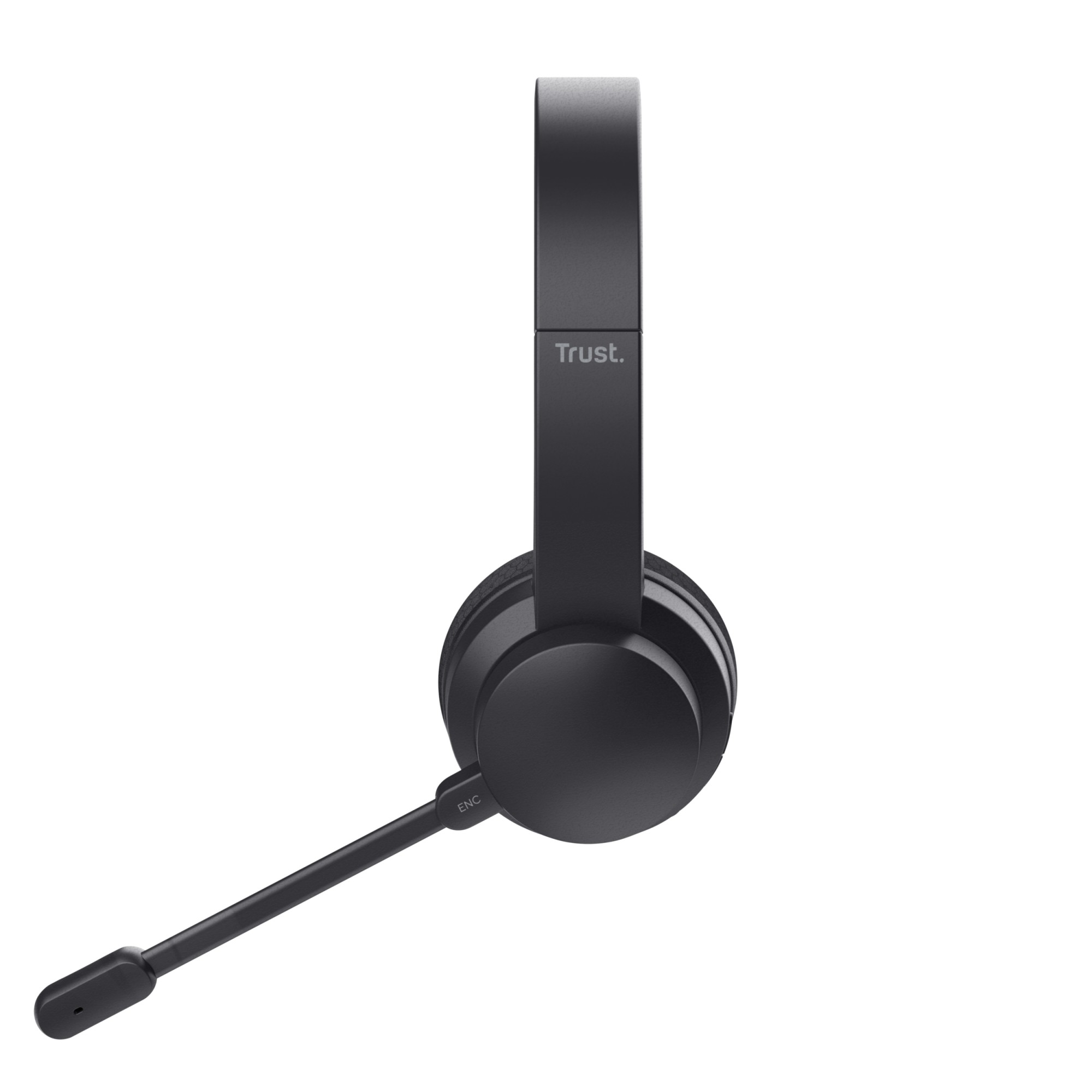 TRUST AYDA WIRELESS ENC HEADSET CUFFIE PC, Black