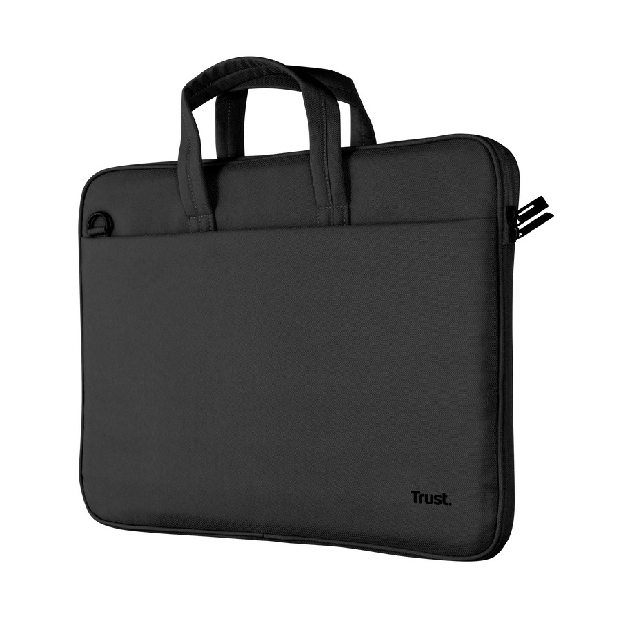 Trust Borsa Laptop/Notebook Fino A 14 Eco - Realizzata Con Pet Riciclato - Bologna Nero