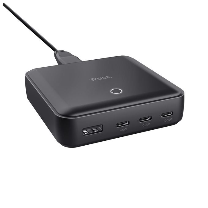 TRUST CARICATORE MAXO 100W 4-PORT DESKT