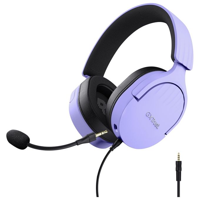 Trust - Cuffia Gamer Gxt489p Fayzo-purple