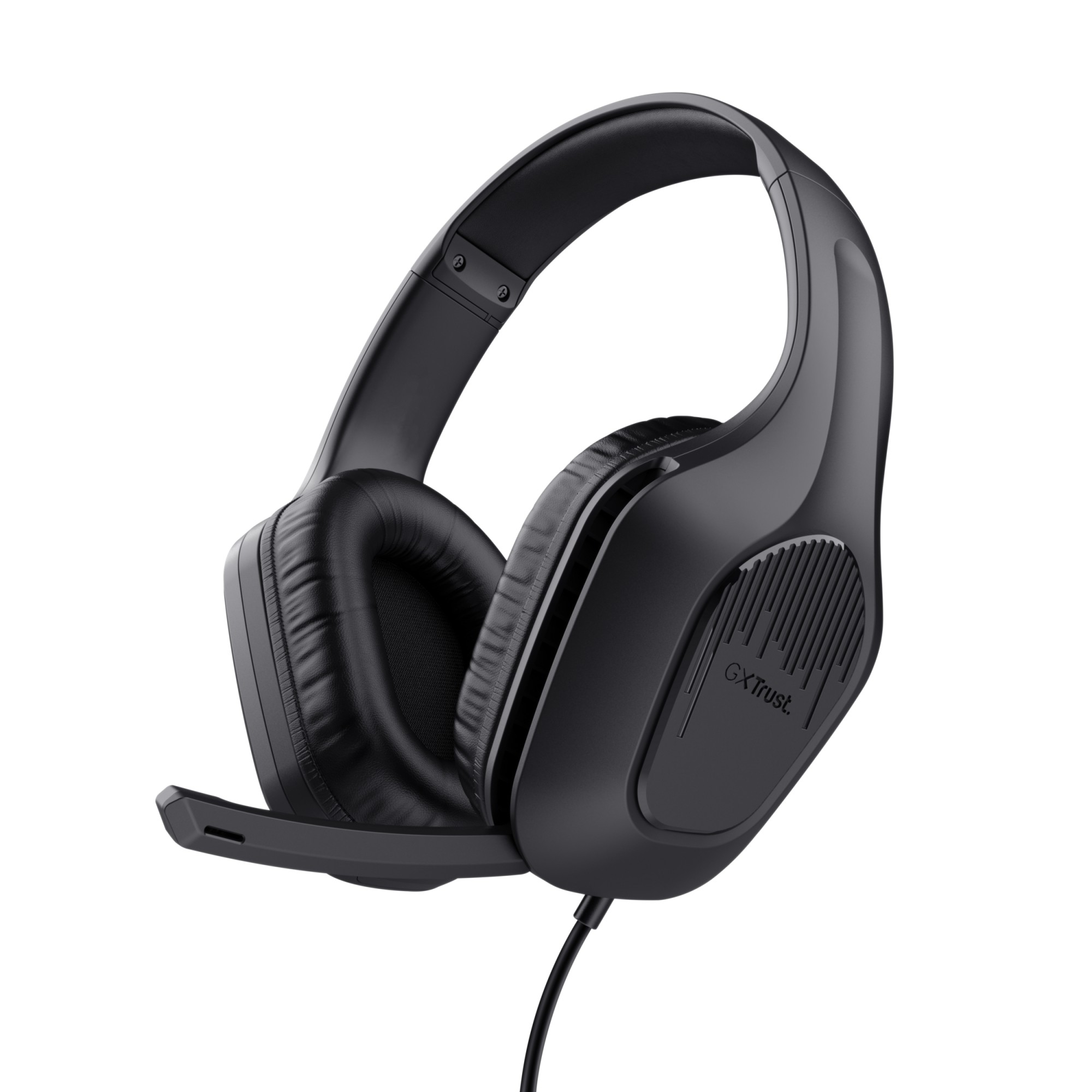 TRUST GXT415 ZIROX HDS BLACK CUFFIE GAMING, Black