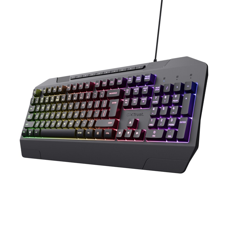 Trust - Gxt836 Evocx Gaming Keyboard It-black/rgb