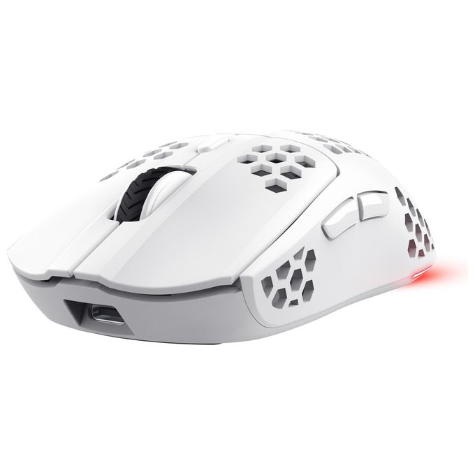 Trust - Gxt929w Helox Wireless Lightweight Mouse-white/led