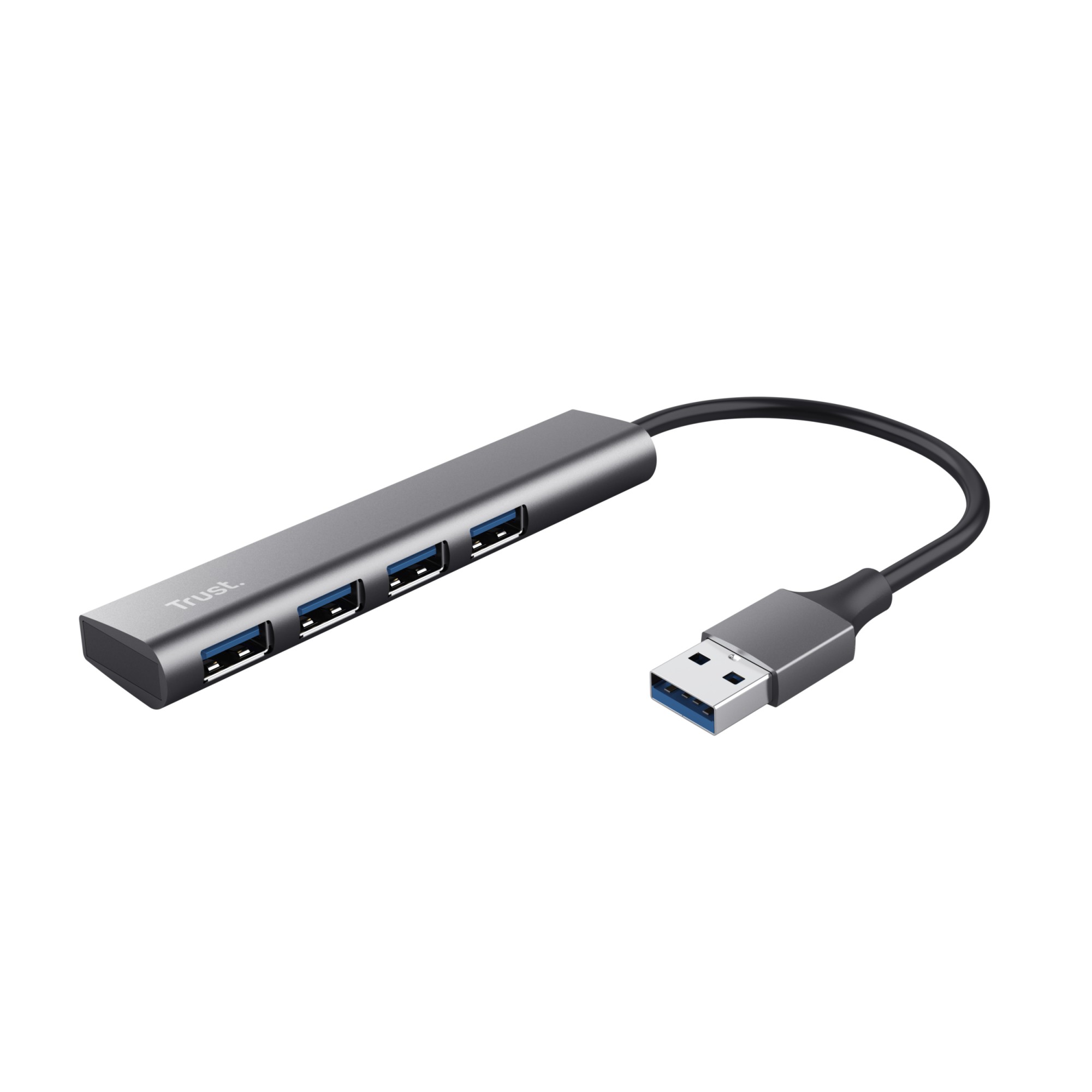 Trust - Halyx 4-port Usb Hub-grey