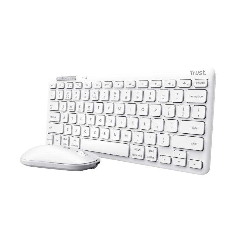 Trust - Lyra Wl Keyboard & Mouse-white