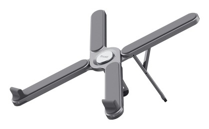 Trust - Macy Foldable Metal Laptop Stand-grey Trust - Macy Foldable Metal Laptop Stand-grey