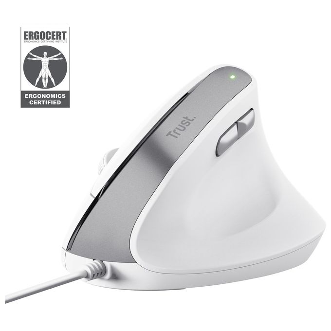 Trust - Mouse Bayo Ii Ergonomic-white