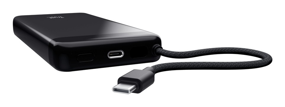 Trust - Power Bank Veloce Da 20.000 Mah-black