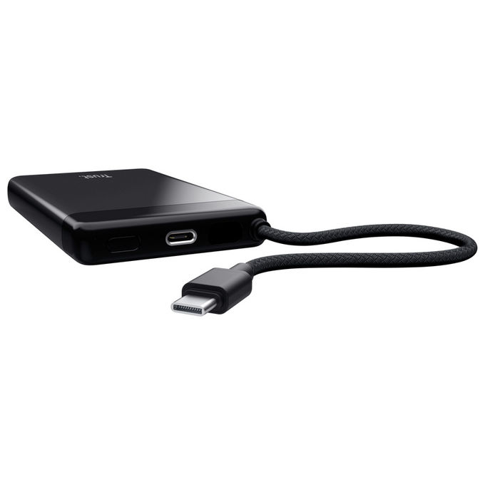 Trust - Powerbank Veloce Da 10.000 Mah Fiera-black