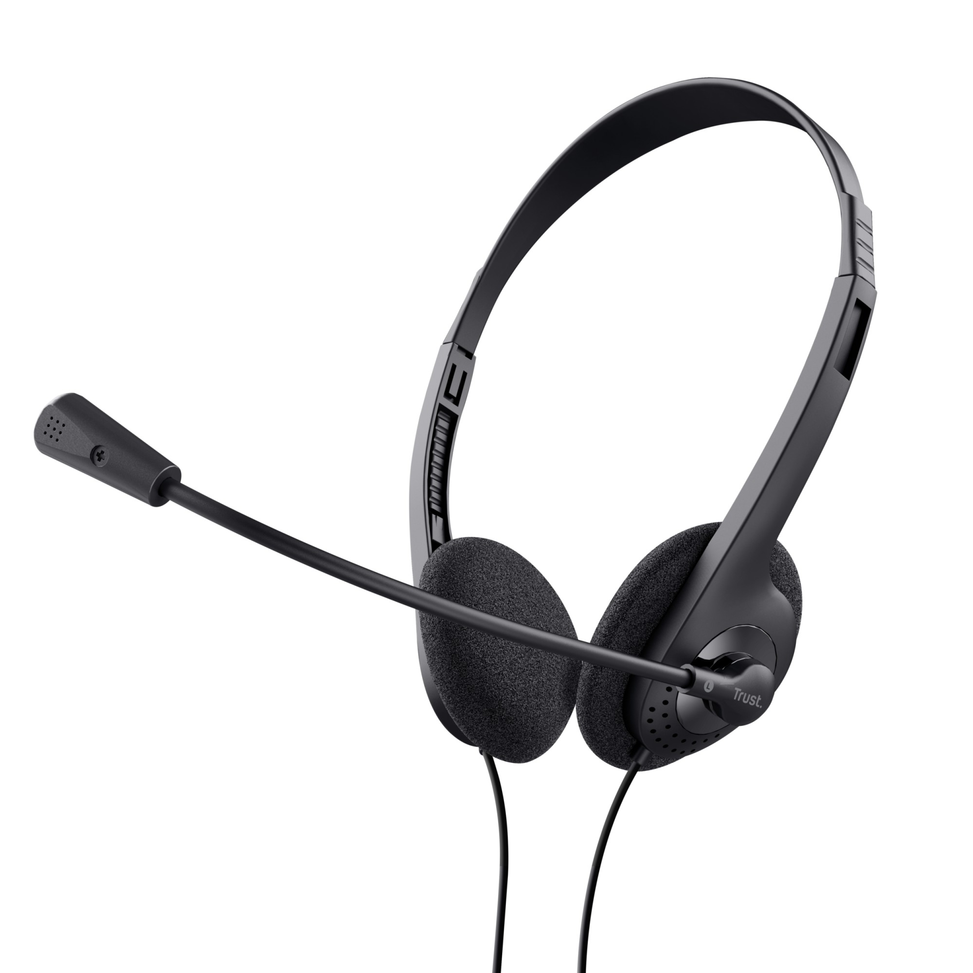 TRUST PRIMO HEADSET CUFFIE PC, Black