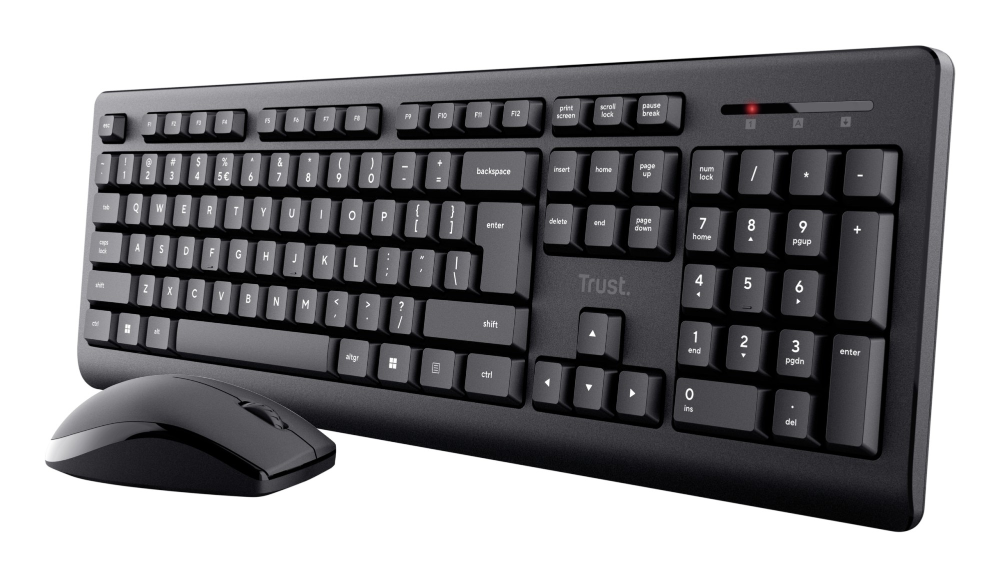 Trust Primo tastiera Mouse incluso Ufficio RF Wireless QWERTY Spagnolo Nero Trust Primo tastiera Mouse incluso Ufficio RF Wireless QWERTY Spagnolo Nero
