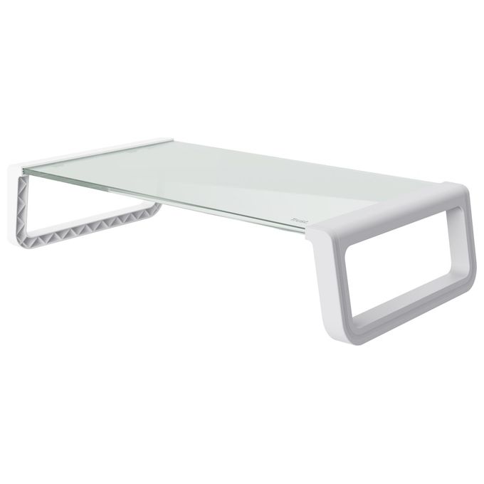 Trust - Supporto Per Monitor Monta Glass Monitor Stand-white Trust - Supporto Per Monitor Monta Glass Monitor Stand-white