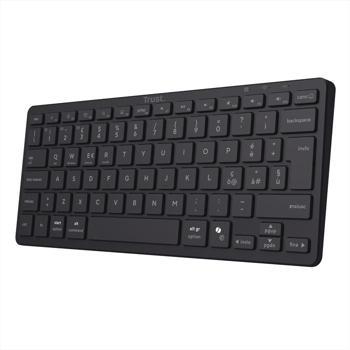Trust - Tastiera Bluetooth Nado Ii Multidevice-black