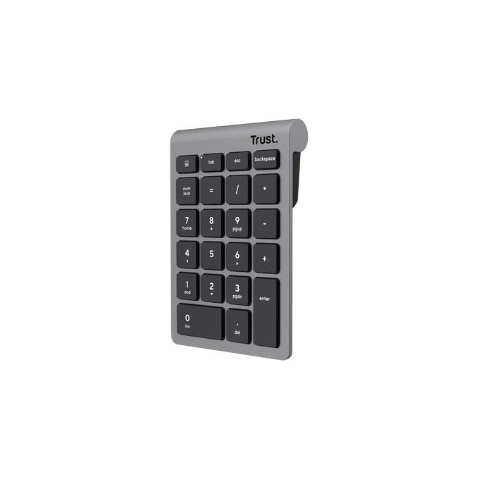 Trust - Tastierino Numerico Wireless Xalas Wireless Numpad-grey/black