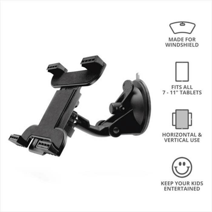 Trust - Turo Tablet Windshield Car Holder-black