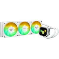 TUF Gaming LC III 360 ARGB White Edition Case per computer Raffreddatore di liquidi tutto in uno 12 cm Bianco, Raffreddamento ad acqua