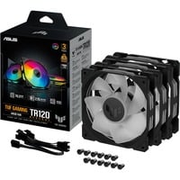 TUF Gaming TR120 ARGB Reverse Fan - Triple Pack Case per computer Ventilatore 12 cm Nero, Ventola