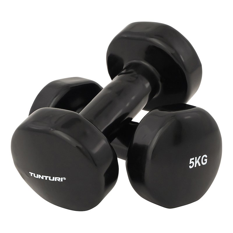 Tunturi Coppia di manubri VINYL DUMBBELLS 5.0KG