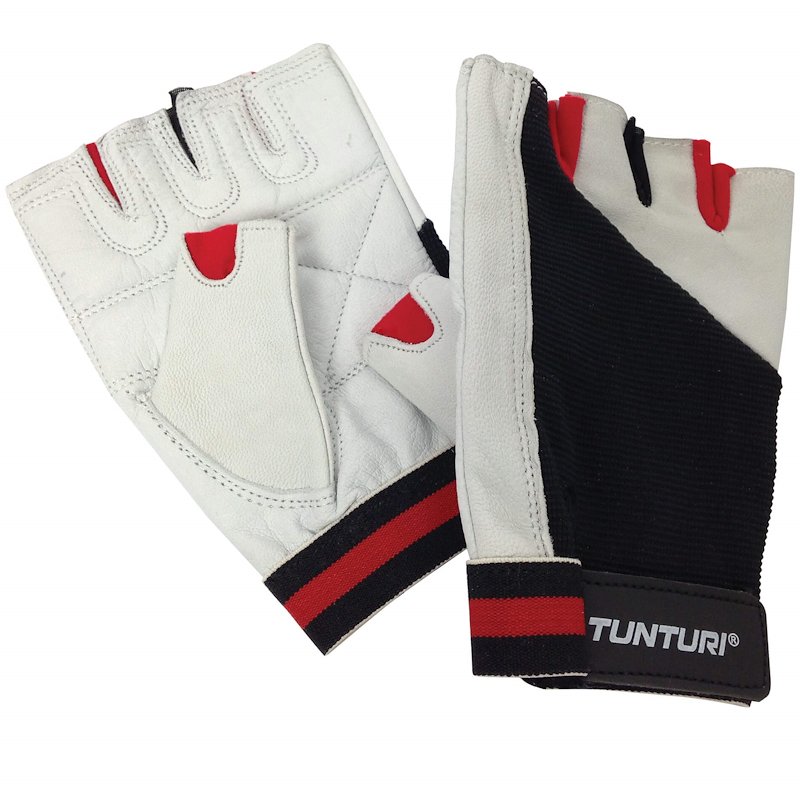 Tunturi Guanti Allenamento Fitness Gloves Fit Control M Bianco