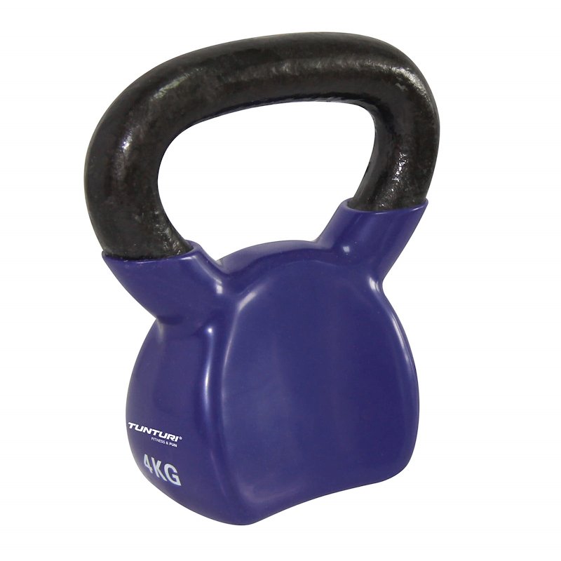 Tunturi Kettlebell Ergonomica Vinyl Kettlebell 4Kg Viola