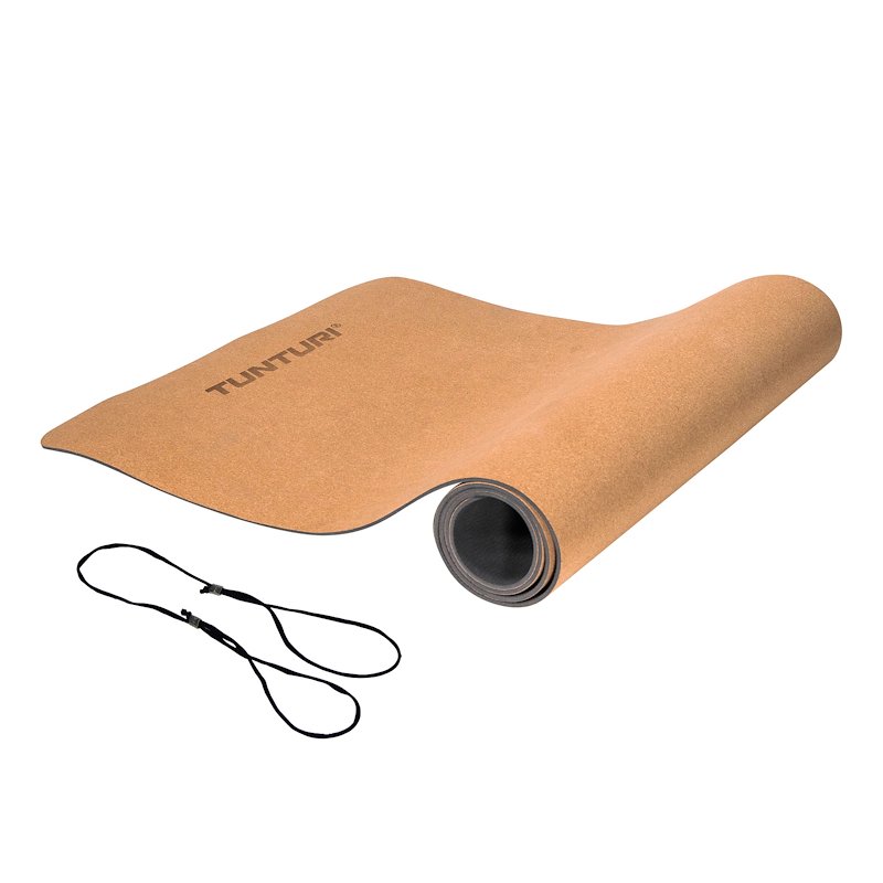 Tunturi Tappetino Yoga Cork Tpe Yoga Mat Cork
