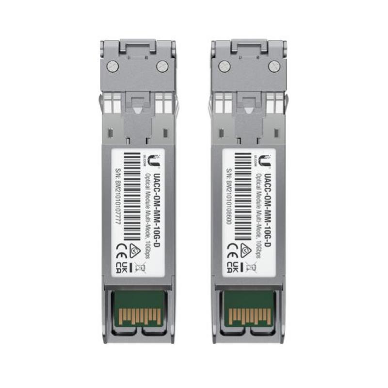 Ubiquiti networks uacc-om-mm-10g-d-2 modulo del ricetrasmettitore di rete fibra ottica 10000 mbit/s 850 nm