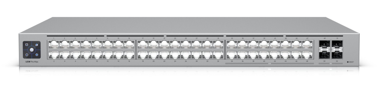 Ubiquiti Networks USW-PRO-MAX-48-POE UniFi USW Pro Max Switch di rete 48+4 porte Funzione PoE