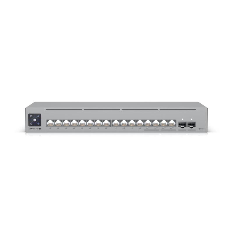 Ubiquiti pro max 16 poe gestito l3 gigabit ethernet (10/100/1000) supporto power over ethernet (poe) grigio Ubiquiti pro max 16 poe gestito l3 gigabit ethernet (10/100/1000) supporto power over ethernet (poe) grigio