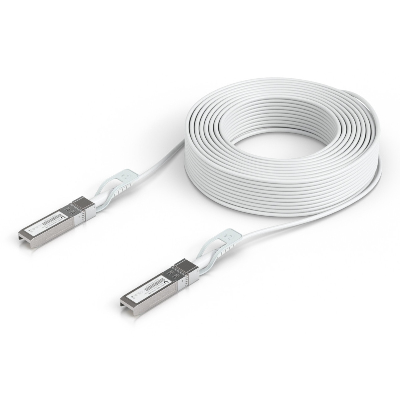 Ubiquiti uacc-uplink-sfp28-30m cavo infiniband e in fibra ottica bianco