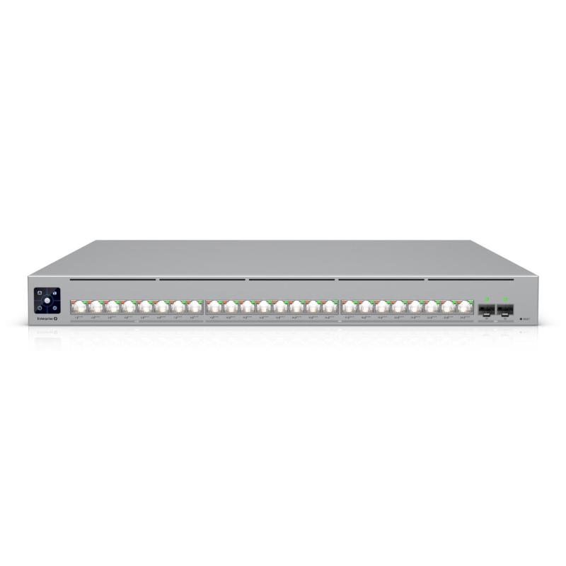 Ubiquiti unifi enterprise campus 24 poe - switch - l3 - managed - 8 x 2.5gbase-t + 16 x 10gb ethernet + 2 x 25 gigabit s