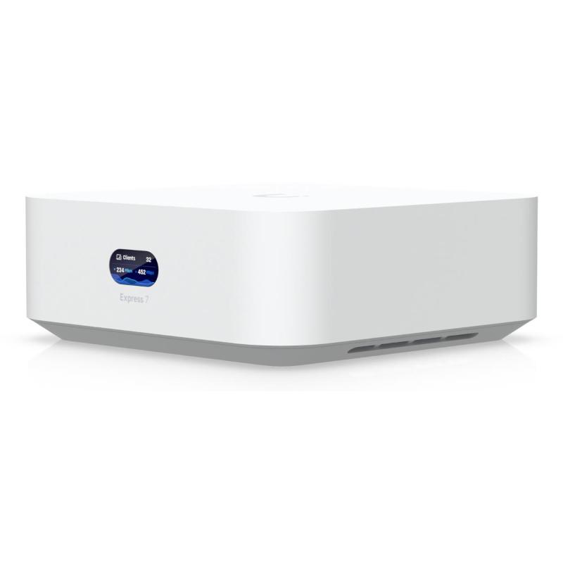 Ubiquiti unifi express 7 gateway controller wi-fi 6 bianco veloce 5,7 gbit-s router