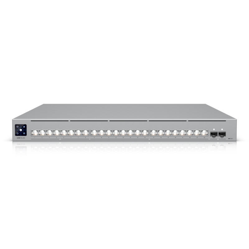 Ubiquiti unifi pro xg 24, managed, l2/l3, 10g ethernet (100/1000/10000), rack-einbau, 1u