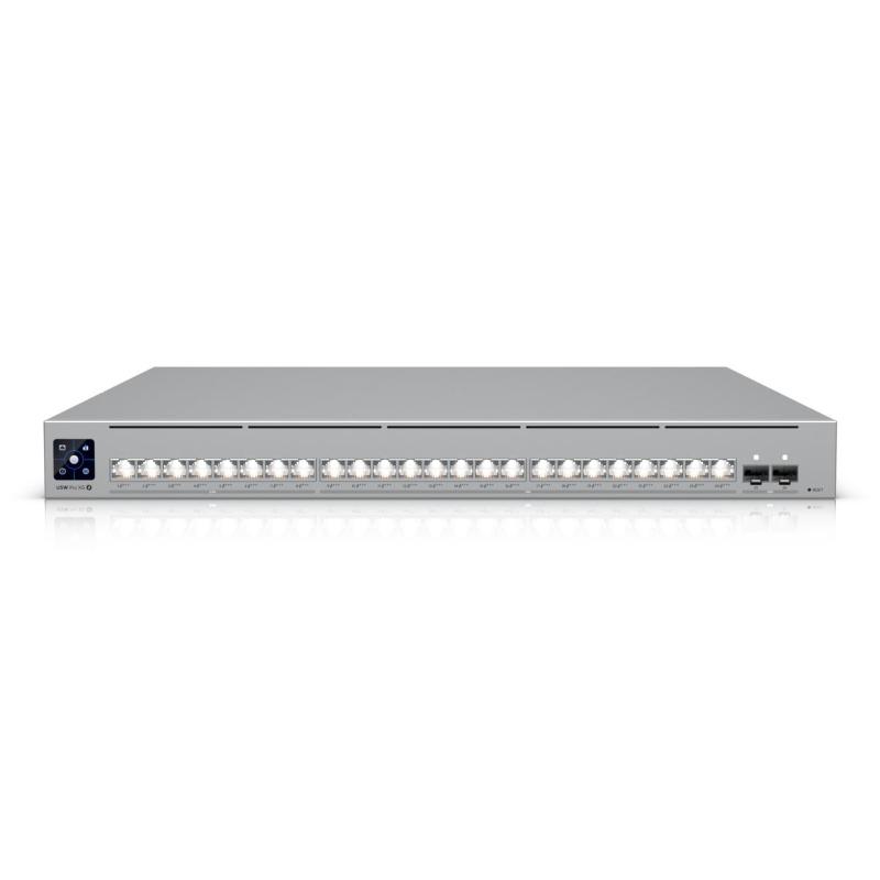 Ubiquiti unifi switch pro xg 24 poe - switch - l3 - managed - 8 x 10/100/1000/2.5gbase-t (poe++)