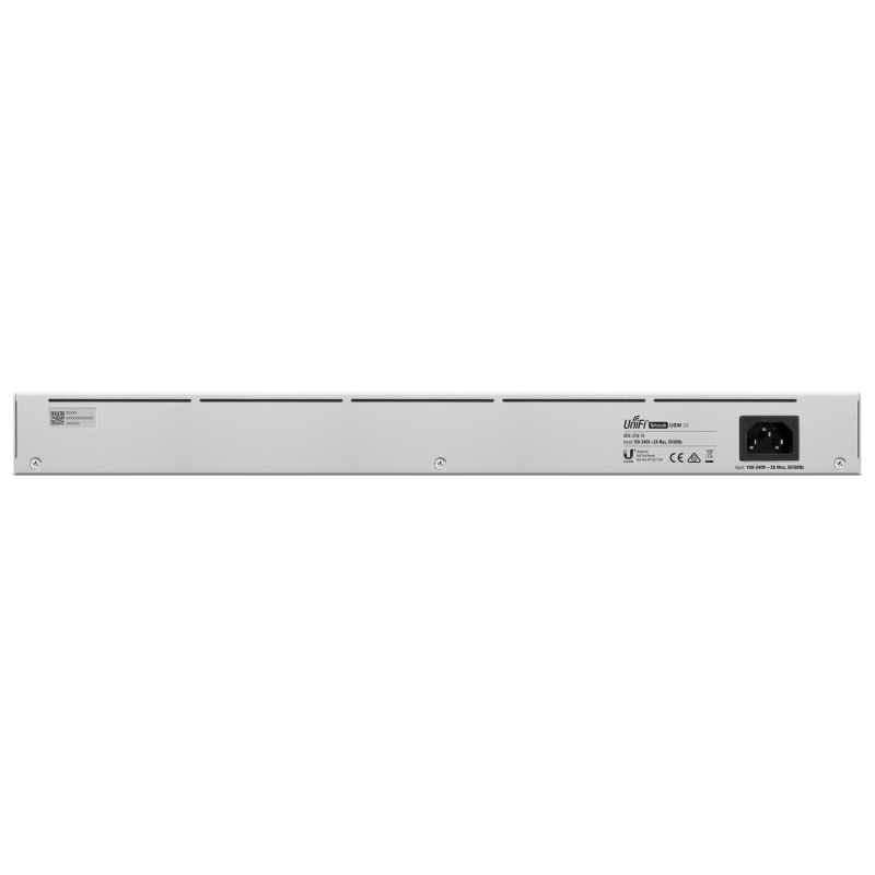 Ubiquiti unifi usw-24 switch di rete gestito l2 gigabit ethernet (10/100/1000) argento