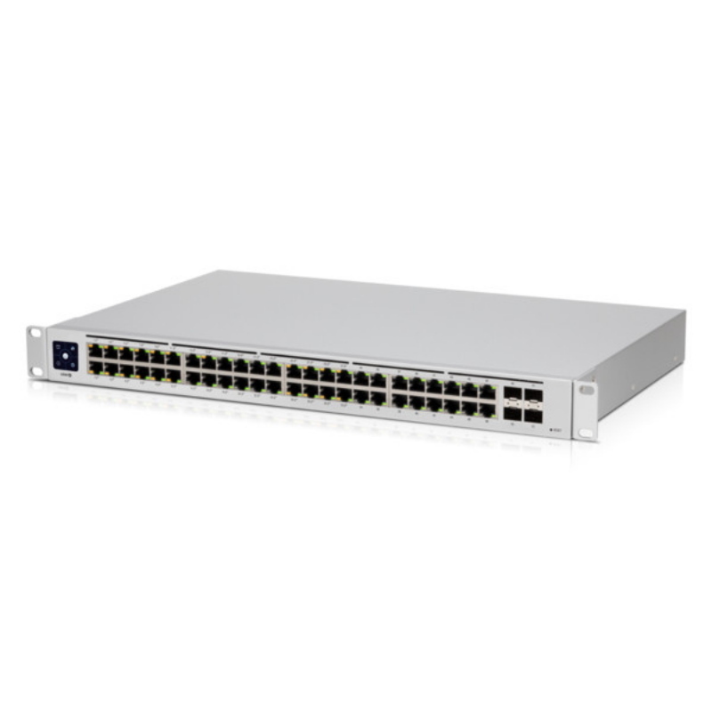 Ubiquiti unifi usw-48-poe-eu switch di rete gestito gigabit ethernet (10/100/1000) supporto power over ethernet (poe) argento