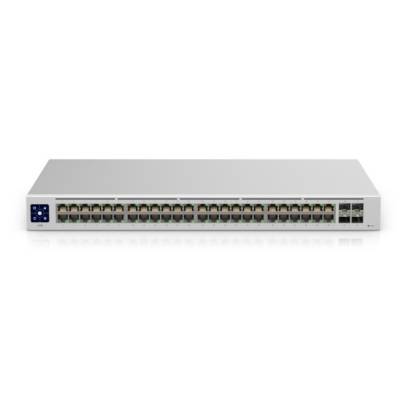 Ubiquiti unifi usw-48 switch di rete gestito l2 gigabit ethernet (10/100/1000) argento