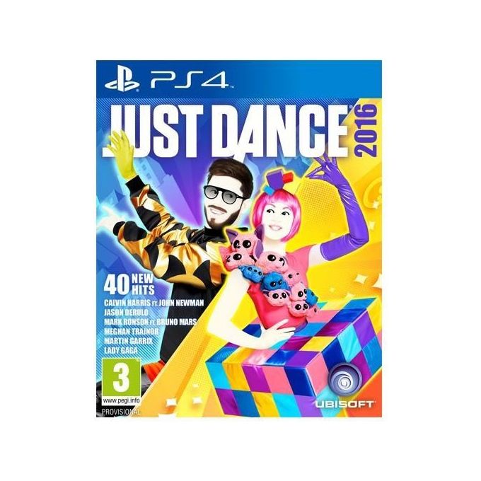 Ubisoft 300077205 Just Dance 2016 Gioco per PS4 con oltre 40 brani e modalita' online per fino a 6 giocatori colore Nero