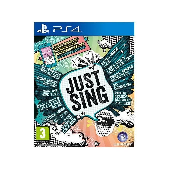 Ubisoft 300082223 Just Sing Videogioco per PlayStation 4 Standard Genere Musicale Party fino a 4 giocatori lingua Italiana e Inglese colore Nero