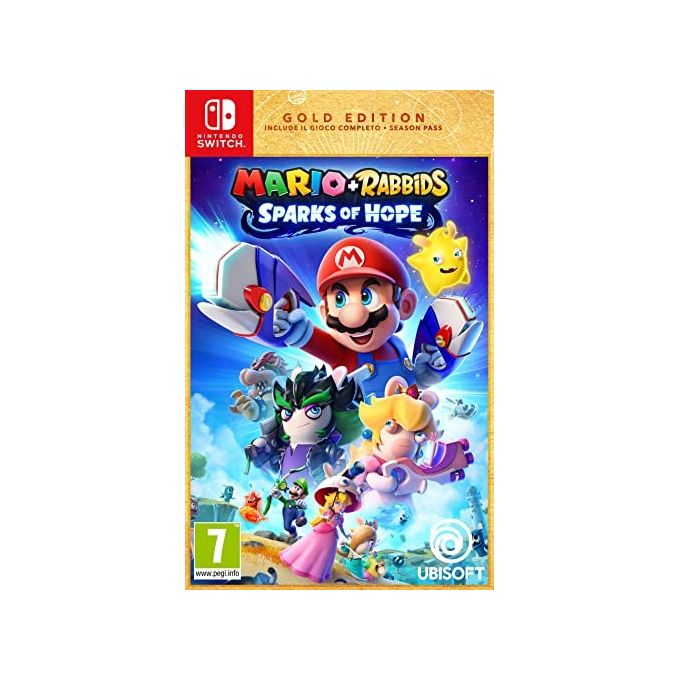 Ubisoft 300125717 Mario + Rabbids Sparks Of Hope Gold Edition Videogioco per Nintendo Switch con Season Pass e Contenuti Esclusivi colore Nero Ubisoft 300125717 Mario + Rabbids Sparks Of Hope Gold Edition Videogioco per Nintendo Switch con Season Pass e Contenuti Esclusivi colore Nero