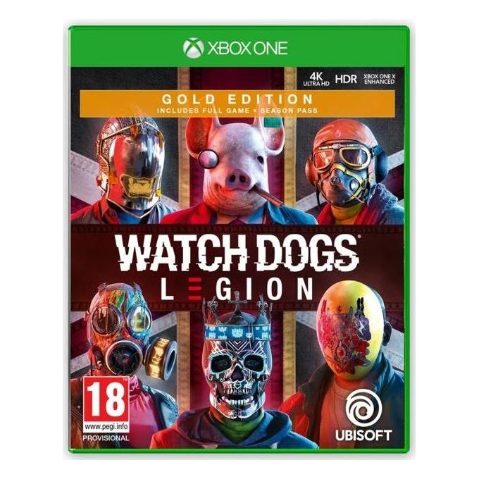 Ubisoft 3307216143291 Watch Dogs Legion - Gold Edition Gioco Xbox One Azione Avventura Smart Delivery compatibile con Xbox Series X-S colore Nero