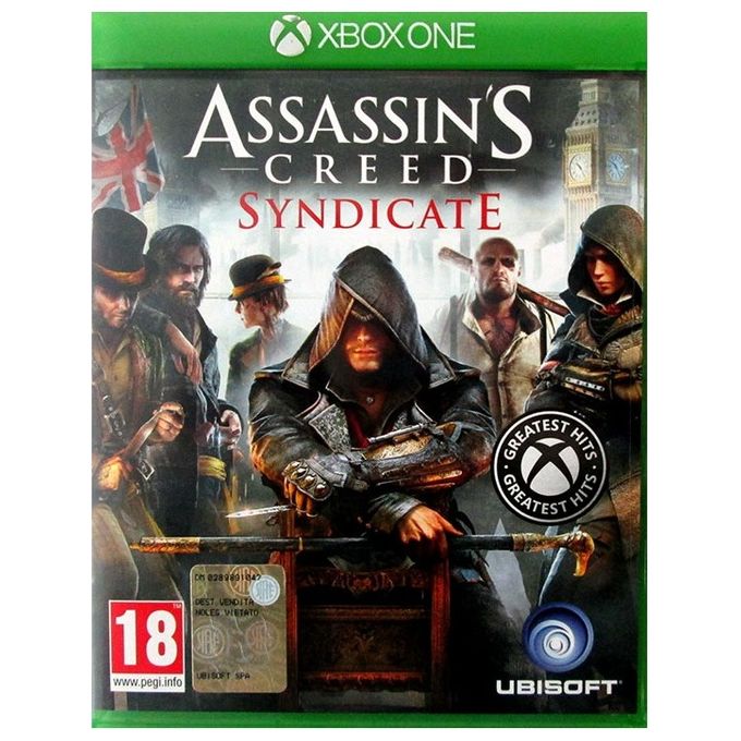 Ubisoft Assassin's Creed Syndicate Greatest Hits Gioco Xbox One Azione Avventura PEGI 18 Lingua Inglese ITA Ubisoft Assassin's Creed Syndicate Greatest Hits Gioco Xbox One Azione Avventura PEGI 18 Lingua Inglese ITA