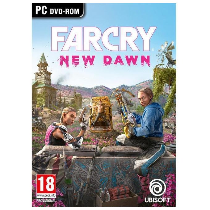 Ubisoft FCNDCDPC Far Cry New Dawn Videogioco per PC Sparatutto in Mondo Post-Apocalittico Cooperativa fino a 2 Giocatori Esplorazione di Hope County e Spedizioni Nazionali colore Nero