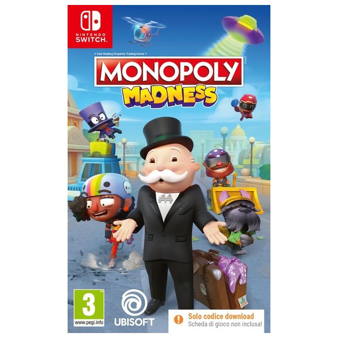 Ubisoft - Monopoly Madness Switch Code In Box