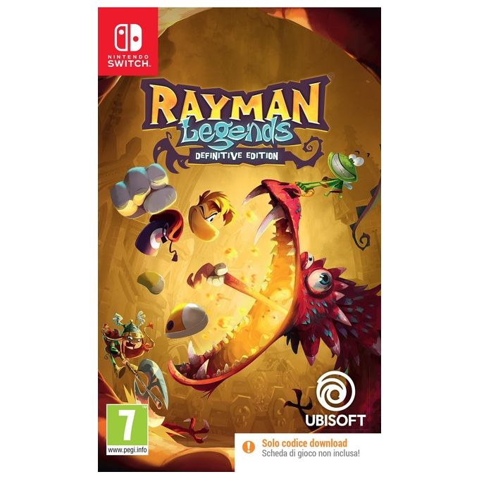 Ubisoft - Rayman Legends Definitive Edition Code In Box Ita