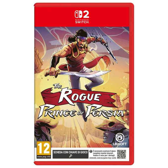 Ubisoft The Rogue Prince of Persia 5056635622150 Nintendo Switch 2 key card gioco avventura roguelite parkour combattimenti acrobatici