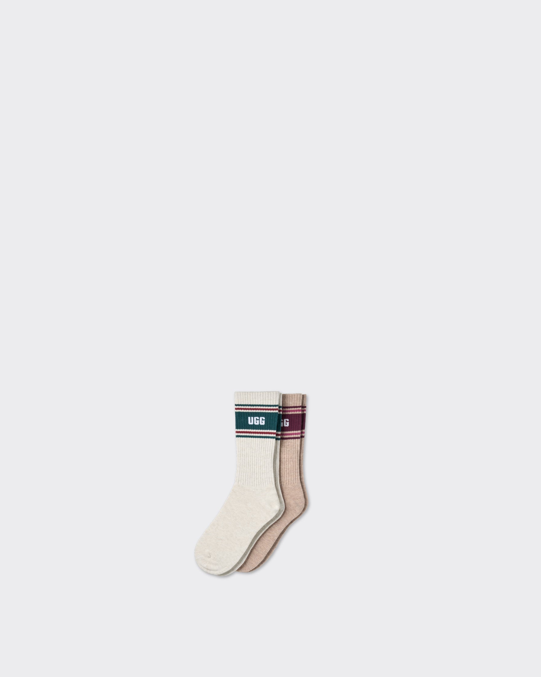 UGG Calze W Jedlyn Varsity Crew 2 Pack Saltwater / Wild Grape UGG Calze W Jedlyn Varsity Crew 2 Pack Saltwater / Wild Grape