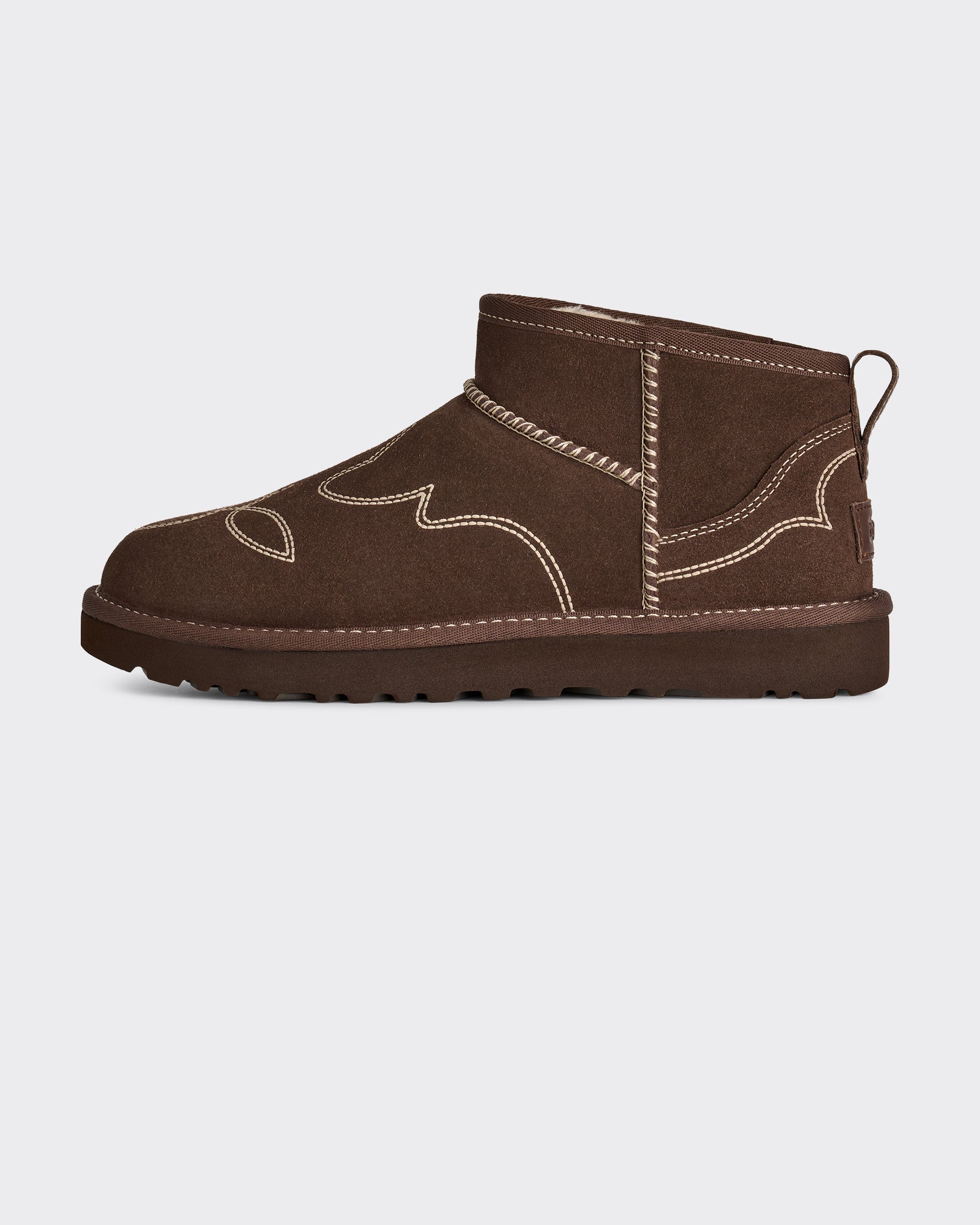 UGG Stivale Classic Ultra Mini Western Burnt Cedar